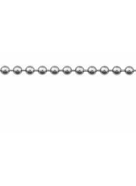 Sterling Silver 1.5 mm Hollow Bead 24