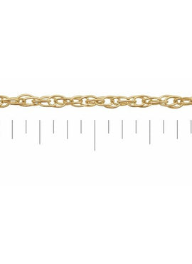 Sterling Silver 1.5 mm Rope Chain by the Inch