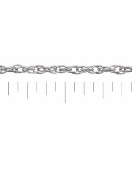 Sterling Silver 1.5 mm Rope Chain by the Inch