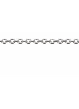 18K Yellow Gold 1.5 mm Cable Chain by the Inch