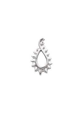 14K Yellow Gold Freeform Pendant