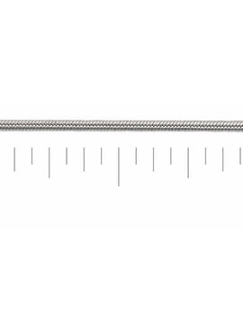 Platinum 1 mm Snake Chain by the Inch