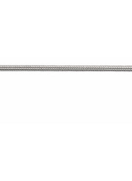 Platinum 1 mm Snake Chain by the Inch