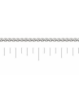 14K Yellow Gold Recycled Metal 1 mm Rounded Box Chain by the Inch