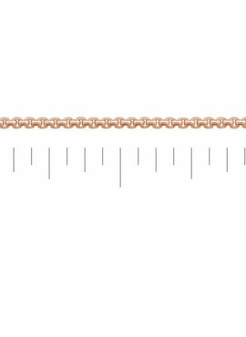 14K Yellow Gold Recycled Metal 1 mm Rounded Box Chain by the Inch