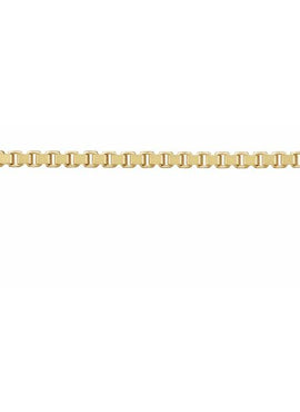 14K White Gold 1.2 mm Box Chain by the Inch