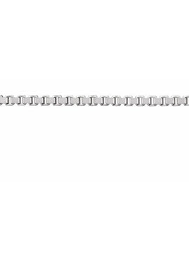 14K White Gold 1.2 mm Box Chain by the Inch