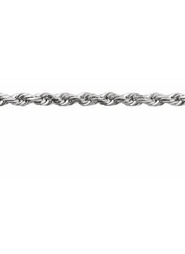 Sterling Silver 1.6 mm Diamond-Cut Rope Chain by the Inch
