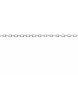 10K White Gold .8 mm Cable Chain by the Inch