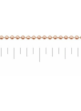 Sterling Silver 1 mm Hollow Bead 24