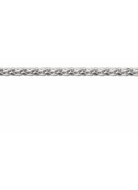 Sterling Silver 1.5 mm Diamond-Cut Wheat Chain by the Inch