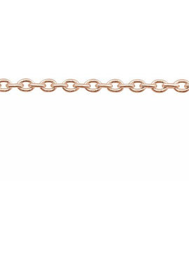 14K Rose Gold 1.4 mm Cable Chain by the Inch