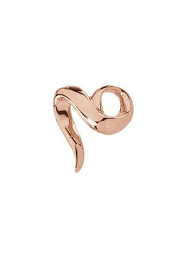 18K White Gold Freeform Slide Pendant