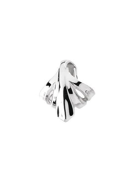 14K White Gold Freeform Slide Pendant