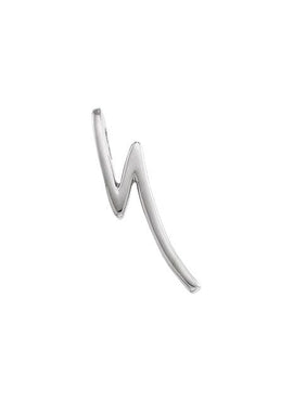 14K White Gold Freeform Slide Pendant