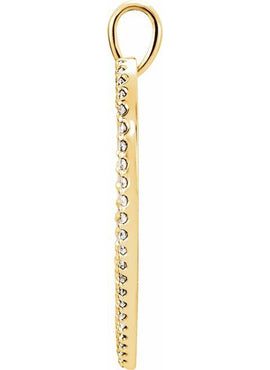 14K Rose Gold 1/5 CTW Natural Diamond Heart Pendant