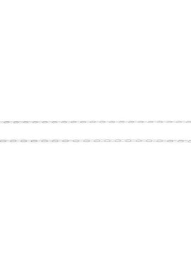 14K Yellow Gold Recycled Metal 2.1 mm Paperclip-Style Chain by the Inch