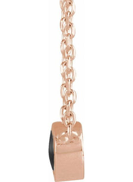 Platinum 1/3 CT Rose-Cut Natural Diamond Bezel-Set 18