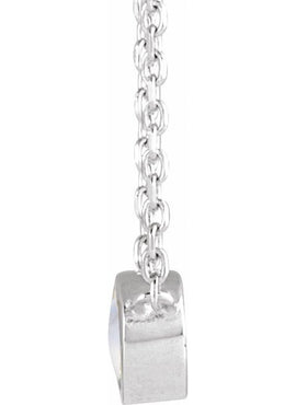 Platinum 1/3 CT Rose-Cut Natural Diamond Bezel-Set 18