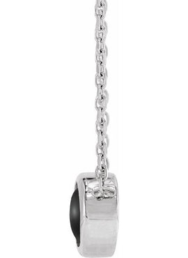 Platinum 1/3 CT Rose-Cut Natural Diamond Bezel-Set 18