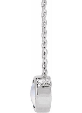 Platinum 1/3 CT Rose-Cut Natural Diamond Bezel-Set 18