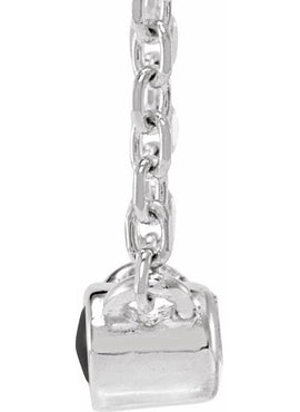 Platinum 1/3 CT Rose-Cut Natural Diamond Bezel-Set 18