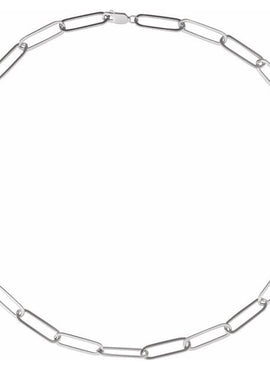 14K Yellow Gold 6.2 mm Paperclip-Style 7