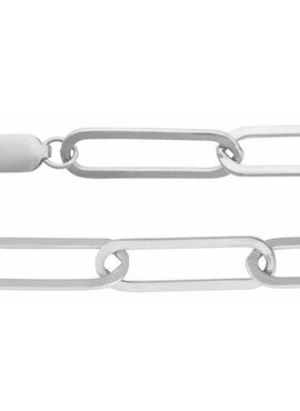 14K Yellow Gold 6.2 mm Paperclip-Style 7