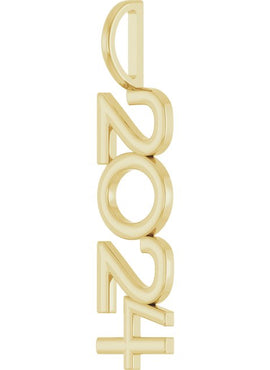 Sterling Silver 2021 Year Charm/Pendant
