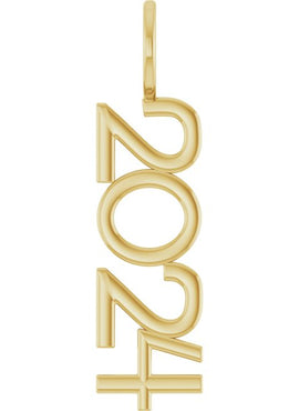 Sterling Silver 2021 Year Charm/Pendant