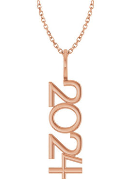 Sterling Silver 2021 Year Charm/Pendant