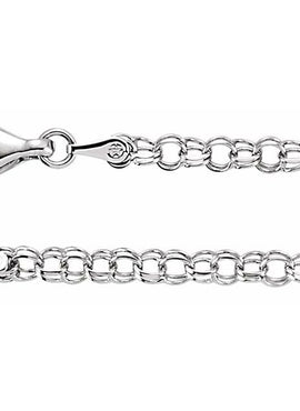 14K White Gold 3.75 mm Cable 7