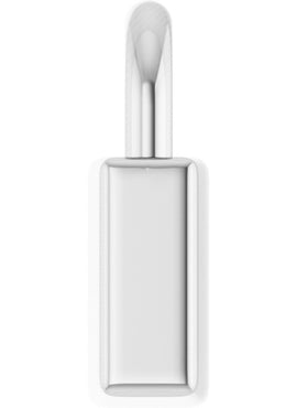 14K Yellow Gold Engravable Lock Pendant