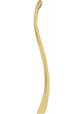 18K Palladium White Gold Freeform Pendant