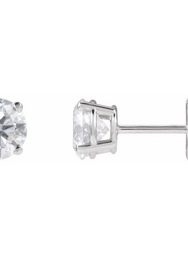 14K Yellow Gold 1/3 CTW Lab-Grown White Diamond Earrings