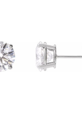 14K Yellow Gold 1/3 CTW Lab-Grown White Diamond Earrings
