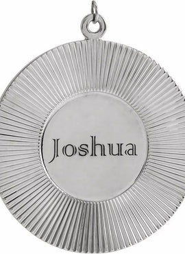 14K Yellow Gold Sunburst 20