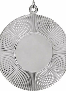 14K Yellow Gold Sunburst 20