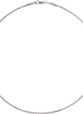 Sterling Silver Diamond-Cut Wheat 24