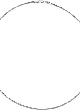 Rhodium-Plated Sterling Silver 1.5 mm Snake 16