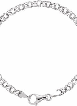 14K White Gold 3.75 mm Cable 7