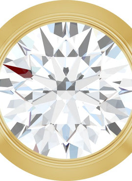 14K Rose Gold 1/4 CT Natural Diamond Slide Pendant