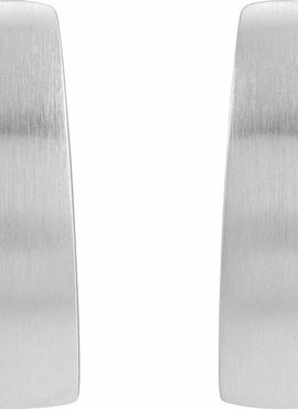 Sterling Silver 24.2 mm Hinged Hoop Earrings
