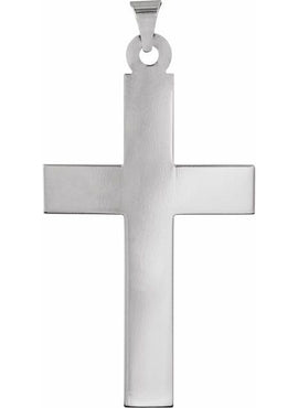 14K Yellow Gold Engravable Cross Pendant