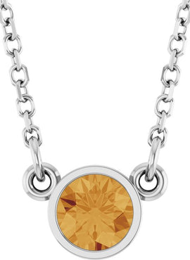 14K Rose Gold 1/4 CT Natural Diamond Solitaire 18