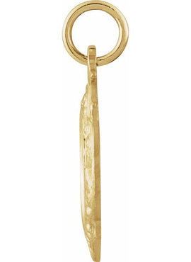 Platinum 12 mm Scapular Medal