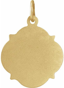 14K Yellow Gold St. Anthony Medal