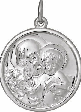 14K Yellow Gold 22 mm St. Joseph Medal