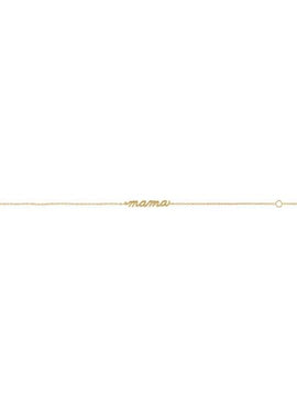 14K Yellow Gold Mama 6 1/2-7 1/2