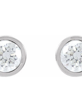 14K White Gold 1/5 CTW Natural Diamond Cocktail-Style Earrings